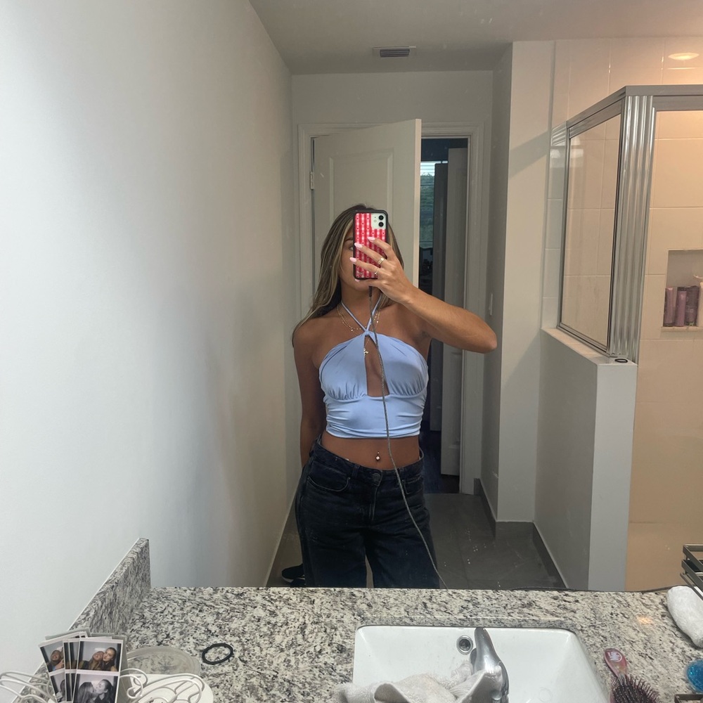 Cut Out Crop Top